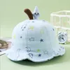 Spring Cute Baby Sun Hats Star Print Baby Boy Girl Hat Outdoor Kids Bucket Hat Children Panama Hat Baby Beach Caps Beanie