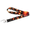 10pcs/lot J2193 Cartoon Fire Lanyard Keychain keys Badge ID Mobile Phone Rope Neck Straps Accessories Gifts