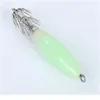 Balıkçılık Kancaları 5 PCS Glow Squid Jigs Sert Vücut Aydınlık Kancalar Yapay Yem Balıkçılık Aksesuarları Malzemeleri Lures Jllilq8271656