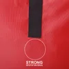 Förvaringspåsar Hållbara lätt att bära stor anti-Tear-tyg Multi-ändamål Nylon Återanvändbar högkapacitet Dragruppad röd containerlåda