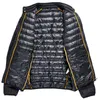 Men's Vests Cotton-Padded Jacket With Stand-Up Collar Striped Clothes For Fall/Winter Light And Warm Fashionable Comfortable