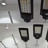 LED Solarlampa 300W 500W Radar Sensor Timing Street Light Outdoor Garden Lighting Wall Montered Lights For Pathway Yard