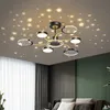 Vardagsrum taklampor modern minimalistisk atmosfär stjärnhimmel matsal lampa nordisk studie sovrum dekorativa lampor