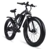 26インチ電動バイク1000Wマウンテンバイクイベイクシティ脂肪タイヤ自転車17Ah 48Vリチウムイオン40km / h e-bikeビーチビーチCRUISER US Shengmilo MX02S