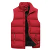 남성용 파카 스 2021 새로운 가을 겨울 남성 조끼 재킷 다운 수컷 면화 따뜻한 민소매 양복 조끼 오버 코트 라이너 Gilet Y22