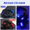 Headset Over-Ear Wired Game Earphones Gaming Headphones Deep Bass Stereo Casque Med Mikrofon PS4 Xbox PC Laptop Gamer