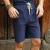 Herren große Shorts XL 6XL 7XL 8XL 9XL 10XL Leinen Baumwolle Sommer lässig Stretch Sport schwarze Shorts Retro 50 locker T200512