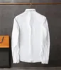 럭셔리 디자이너 레트로 프린트 남자 캐주얼 셔츠 클래식 정식웨어 비즈니스 긴 슬리브 브랜드 패션 스프링