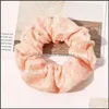 Pony Tails Titolare Gioielli Jewelrysummer Pizzo Scrunchie Splice Colore Cravatte Anello Donna Ragazze Fasce per capelli elastici Aessories Copricapo Coda di cavallo Hol