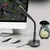 Flexible Desktop USB Microphone with PC Laptop Mac PS4 Microphones Gooseneck Design Compatible USB Rechargeable Meeting online study use