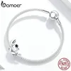 bamoer 925 Sterling Silver Little Crab Charm for Original Bracelet or Bangle Silver 925 DIY Jewelry make Accessories SCC1655 Q0531