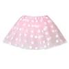 Kjolar toddler baby girls polka dot tutu kjol tulle ballet outfits barn kostym dans fest barn gradient kläder