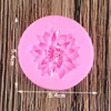 Taart Tools 3D Mooie Lotus Chrysant Bloemen Bruiloft Decoreren DIY Bakken Fondant Siliconen Mal Zeep Mould205L