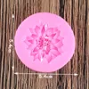 Bolo Ferramentas 3D Lotus Chrysanthemum Flores Decoração DIY DIY Fondant Silicone Mold Soap Mold