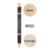 Handaiyan Brow Highlighter Ołówek Podwójny Podświetlanie Duo Ołówek Matowy i Shimmer Brwi Konturowanie Korektor Pióro