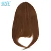 BHF Bangs 8inch 20g Front 3 clips in Straight Remy Natural Human Hair Fringe All Colors