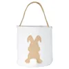 Toile panier de pâques sacs à main oreilles de lapin bonne qualité sacs de pâques pour enfants cadeau seau dessin animé lapin carring oeufs sac
