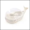 Aessories Bath Home Gardennartoon Animal Soap Boxトレイスポンジシャワーバスルーム用台所用SMR88料理ドロップ配信