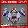 Injection Bodys For DUCATI 1198R 848 1098 1198 S R 2007 2008 2009 2010 2011 2012 18No.59 Bodywork 848S 1098S 1198S Red blue white 848R 1098R 07 08 09 10 11 12 OEM Fairing Kit