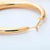 Hoop Huggie Persoonlijkheid Grote Oorbellen voor Dames Eenvoudige Geometrische Spiegel Metalen Gouden Vrouwelijke Mode-sieraden