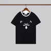 MENS T SHIRTS SOMMER KORTSEMELSMODE PRESSED TOPS CASIAL Outdoor Men Tees Crew Neck kläder 21ss tshirt asiatisk storlek lol 640