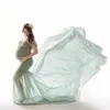 Langes Umstandsfotografie-Requisiten-Schwangerschaftskleid für Fotoshootings, schulterfreies schwangeres Kleid für Frauen, Maxi-Umstandskleid AA220309