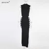 Summer Traf Sexy Dress Women Ladies Fashion Tight Bodycon Clothes Party Night Vestidos Elegant Bandage SY21006PF 210712