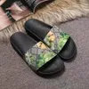 Designer Men Women Slipper Stylish and beautiful shoes snake print Slide Summer Wide Flat Sandals With box