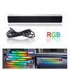 Party Favor Light RGB Colorful Tube 32 LED Voice-Activated Pickup Rhythm Lights Music Atmosphere Ambient Lamp Bar