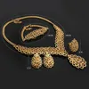 Ohrringe Halskette ZuoDi Exquisite Dubai Gold Designer Schmuck Set Frau Hochzeit Zubehör 2021 Mode Afrikanische Braut