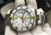 Мужские наручные часы для мужчин Мужские Автоматические сапфировые Кристаллические Часы Бамфорд Белый керамический Безель Погружение Спорт Дата Sub Perpeual 114060 Корона