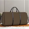 Luxe mode heren dames hoogwaardige reisplunjezakken merk designer bagage Echt lederen handtassen met slot grote capaciteit 221J