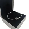 Top Quality 100% 925 bracciali in argento sterling per le donne gioielli fai da te Fit Pandora Charms perline serpente catena braccialetto regalo della signora con scatola originale