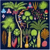 130cm New Silk Scarf Palm Iron Tree Printed Twill Big Square Lady Shawl Handkerchief