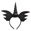 Black Witch Tutu Costume For Girls Cosplay Tutu Dresses With HeadBand Wings Kids Halloween kostymer Outfits Clothes Set 0-12y