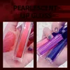 Inget märke! Transparent fyrkantig rör Lip Gloss Matte Metal Färg Liquid Lipstick Vattentät långvarig lipglans Acceptera din logotyp