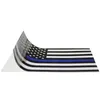 Rectangular Blue Lives Matter Police USA American Thin Blue Line Flag Car Decal Sticker New9400207