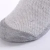 Marques 20 pièces = 10 paires de chaussettes en maille solide pour hommes, invisibles à la cheville, respirantes et fines, en bateau, vente directe