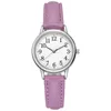 Ladies Quartz Watch Candy Leather Strap Fashion Klockor Färg 1 Montre de Luxe