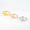 Verstelbare ring voor vrouwen Accessoires Mode Roestvrijstalen Sieraden Opening Geïnspireerd Deathly Gold Triangle Heren 211217