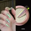 1 g/boîte Transparent Holo ongles paillettes miroir Aurora néon poudres poussière caméléon ongles Art Chrome Pigment trempage poudre décoration