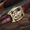 Orologi meccanici automatici trasparenti Scheletro Steampunk Scheletro Luxury Gear Self Avvolgimento Orologio da uomo Orologio da uomo Montre Homme7393501