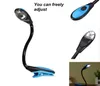 High Quality Mini Flexible Clip On Bright Booklight Desk Light LED Travel Book Reading Lamp White