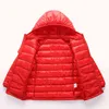 3-13 Yrs Crianças Outerwear Menino Bebé Capa Down Adolescente Casaco Inverno Roupas Crianças Autumn Spring Fall Roupas 211204