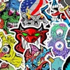 50 Crâne Sticker Scary Graffiti Protecteurs Stickers Boîte de chariot Sticker Skateboard de guitare par DHL
