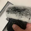 Femmes 039 Gants de luxe en matériau de peau de mouton de haute qualité et gant à mitaines chaudes à cinqfin