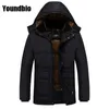 Men Jacket Solid Color Casual Fashion Slim Warm Fleece Jacket M-5XL Windproof Waterproof Slim High Quality Men Jacket 211025