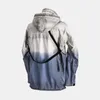 Giacche da uomo Giacca Nosucism Dip Dye Pocket Gradient Techwear Ninjawear Streetwear giapponese