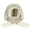 Beanies Beanie/Skull Caps Ear Hat 3 In 1 Furry Hoodies Scarf & Gloves Set Sweet Headband For Women Teen Girls Windproof ComboBeanie/Skull