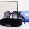 メンズレディースデザイナーサングラスサングラスラウンドファッションゴールドフレームガラスレンズ眼鏡オリジナルケースを持つ男女混合カラーとボックス